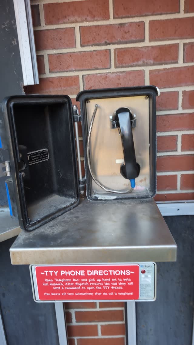 Freeport Public Safety Building PIP, now identified as a TTY telephone